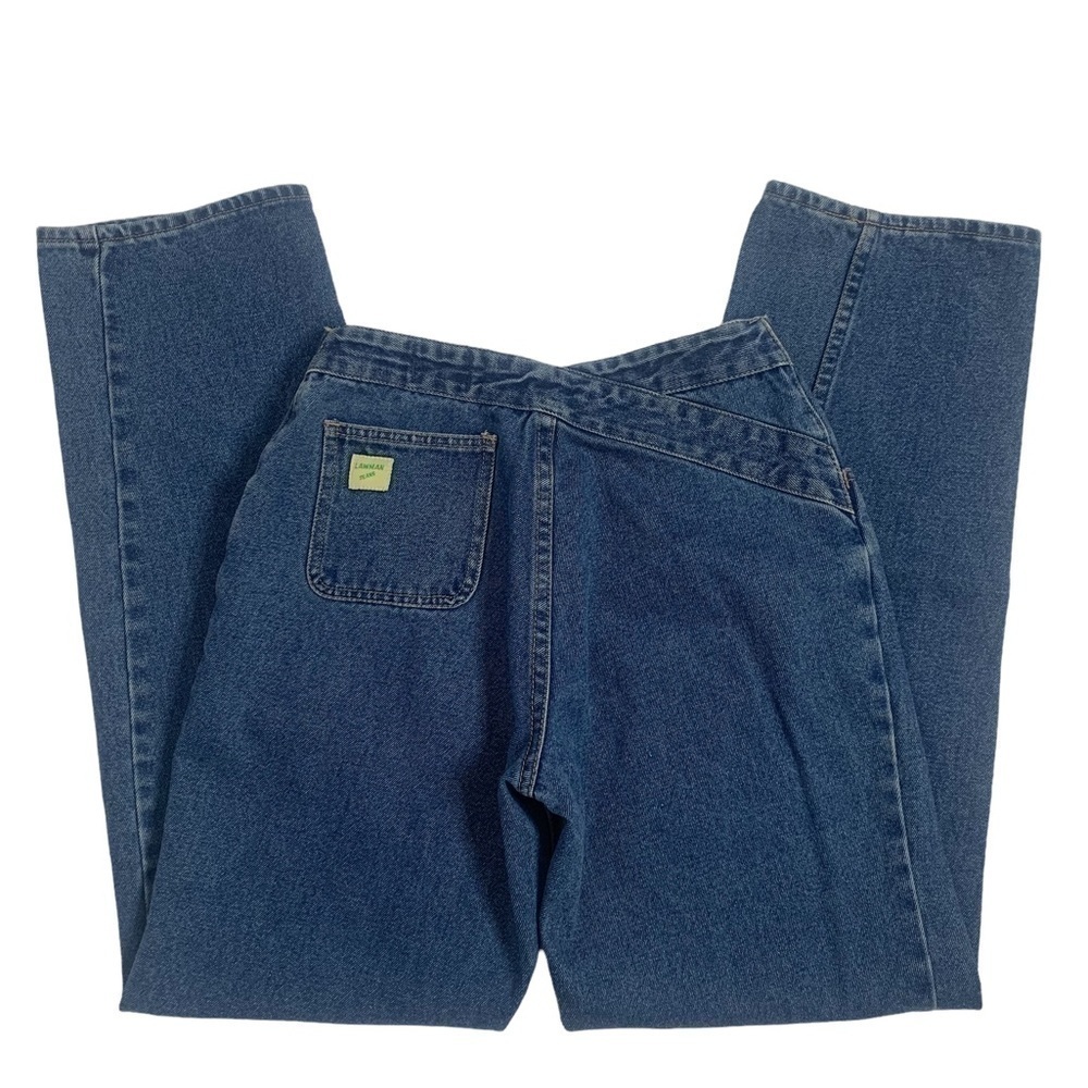 Vintage Lawman 100% Cotton Mid-Rise Straight Leg Jeans - Picture 3 of 14